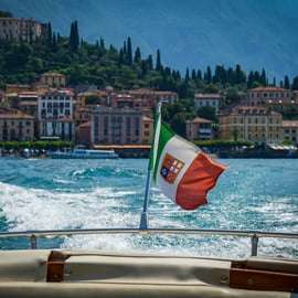 From Milan: Private Lake Como Boat Tour & Roundtrip Transfer