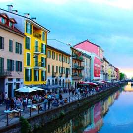 Milan: Navigli Canal Boat Experience with Aperitivo Option