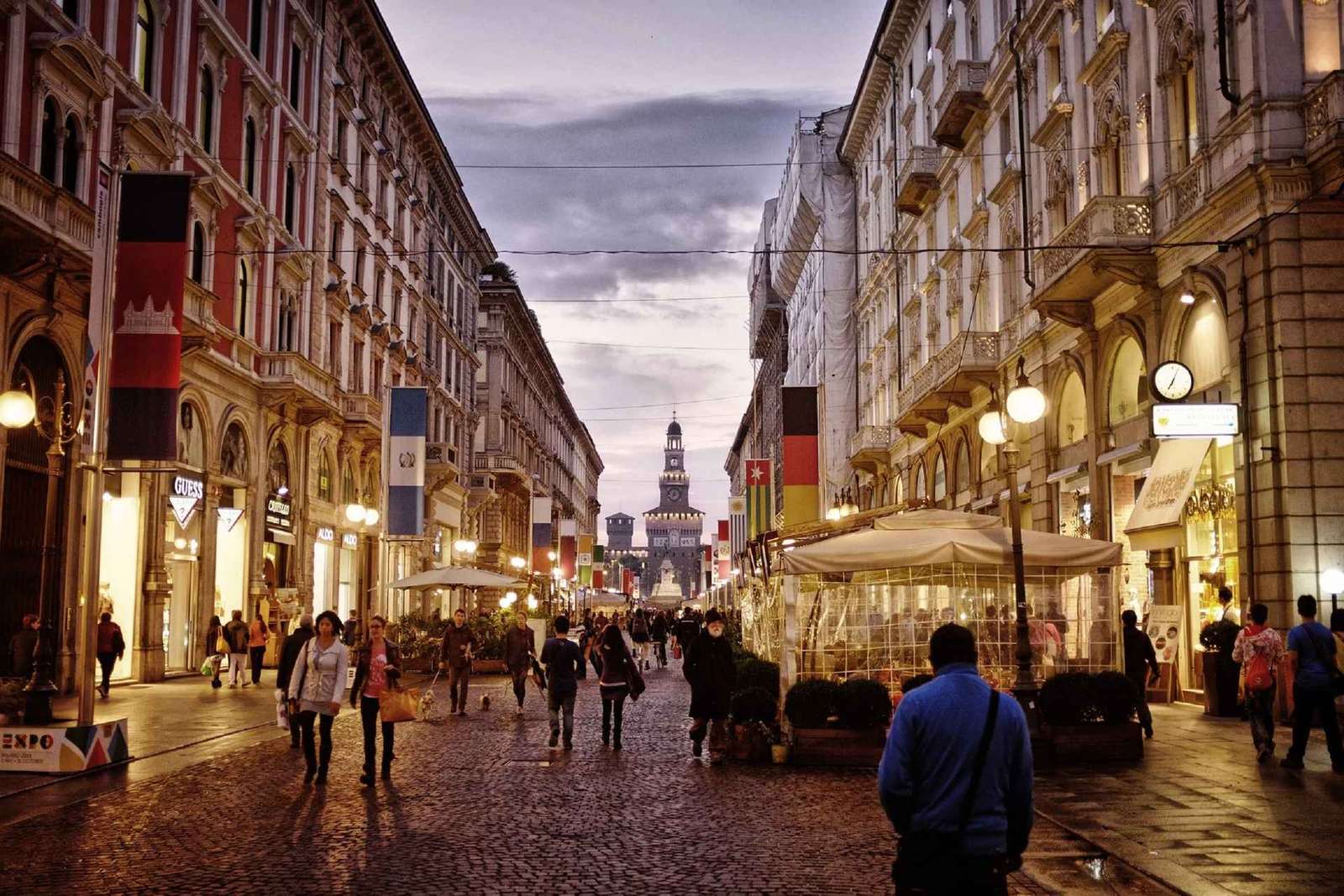 Visite à pied de 2 heures de Milan la nuit