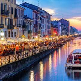 Milan: Colonne di San Lorenzo and Navigli Guided Tour