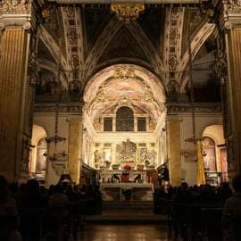 Concerto d'organo a Milano in una chiesa del Cinquecento