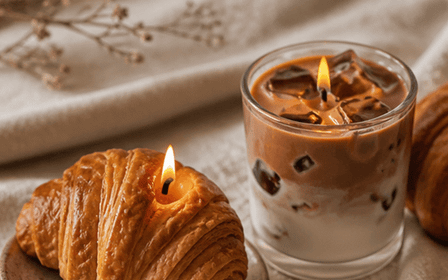 Kerzen-Workshop in Mailand: Kaffee- & Brioche-Edition