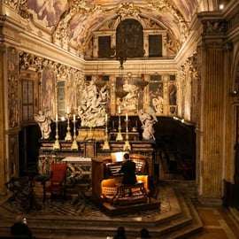 Concerto d'organo a Milano in una chiesa del Cinquecento