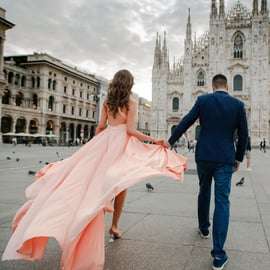 Milan : Photoshoot à la cathédrale