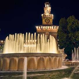 Visite à pied de 2 heures de Milan la nuit