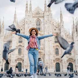 Milan : Photoshoot à la cathédrale