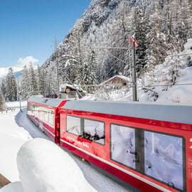 Från Milano: Bernina och St Moritz dagstur med sceniskt tåg