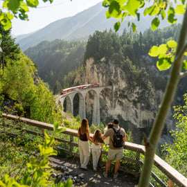 From Milan: St Moritz & Alps Day Trip with Bernina Red Train