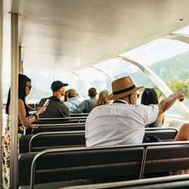Tagesausflug Comer See und Lugano mit exklusivem Boot