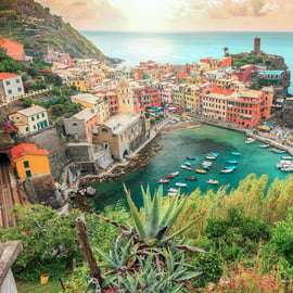 Escursione alle Cinque Terre da Milano con barca e treno