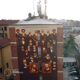 Wycieczka street art w Ortice: murale projektu Or.Me.
