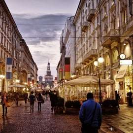 Visite à pied de 2 heures de Milan la nuit