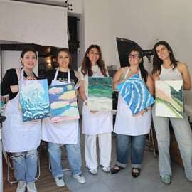 Lab di texture painting a Milano
