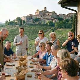 Vanuit Milaan: Barolo wijnproeverij, Alba tour en kasteelbezoek