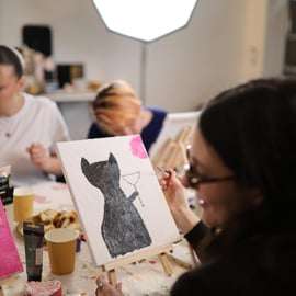 Lab di texture painting a Milano