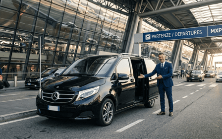 Malpensa Luchthaven: Privé enkele reis naar Milaan