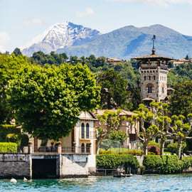 Tagesausflug Comer See und Lugano mit exklusivem Boot