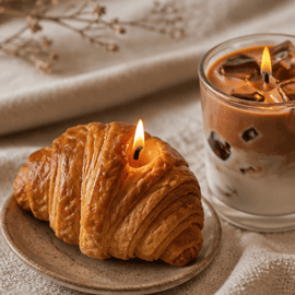 Kerzen-Workshop in Mailand: Kaffee- & Brioche-Edition