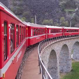 Vanuit Milaan: Dagtrip Comomeer en Bernina trein