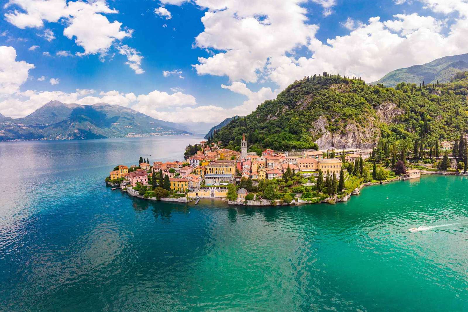 Tagesausflug Comer See und Lugano mit exklusivem Boot