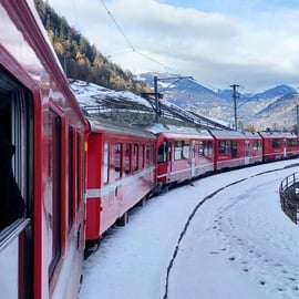 Vanuit Milaan: Dagtrip Comomeer en Bernina trein