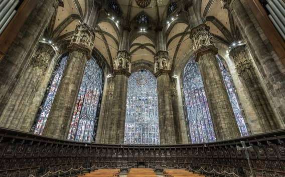 Milaan: Kathedraal van Milaan Directe ingang - Terras niet inbegrepen