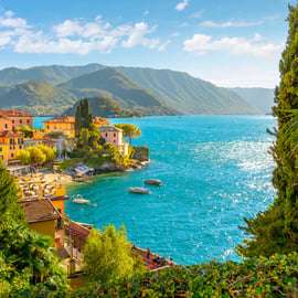 Da Milano: Barca privata per il Lago di Como, Lugano e Bellagio