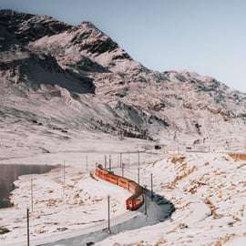 From Milan: Swiss Alps Day Trip – Bernina Train & St. Moritz