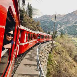 Från Milano: Bernina och St Moritz dagstur med sceniskt tåg