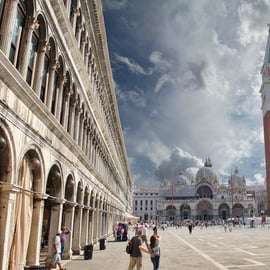 Från Milano: Venedig och Verona heldagstur med tåg