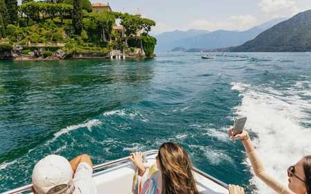 De Milão: Lago Como e Bellagio em excursão de ônibus e passeio de barco particular